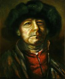 Josef Balek - Autoportrét dle Rembrandta