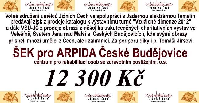 Šek pro Arpidu České Budějovice