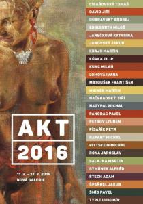 Akt 2016, Nová galerie Praha, Josef Pepíno Balek